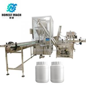 plastic bottle filling machine auger filler powder filling and sealing machine with free shipping